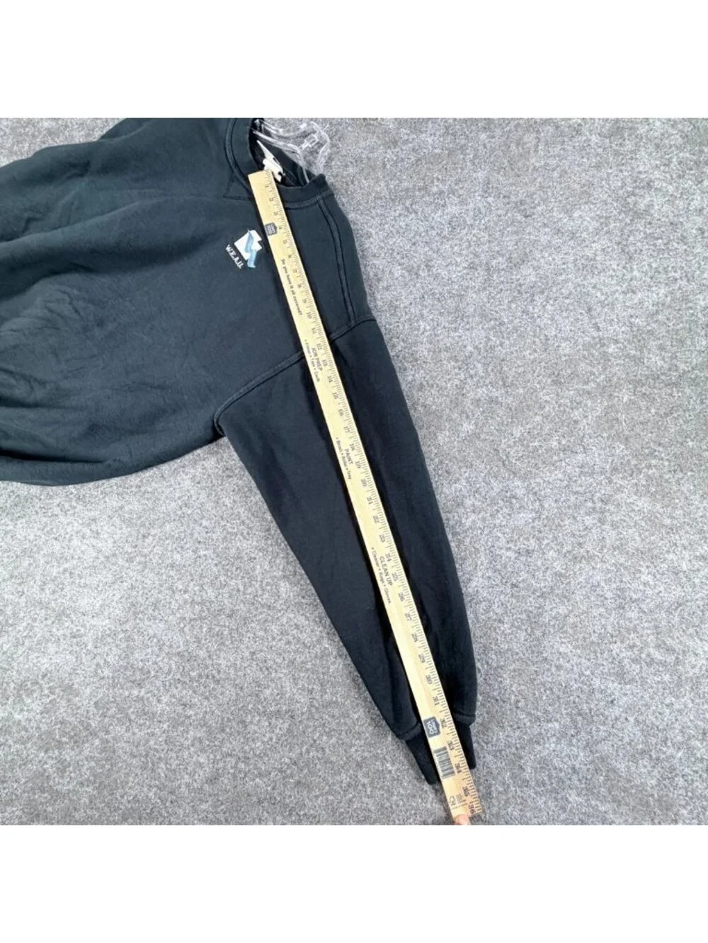 Vintage Jerzees‎ Z Class Sweatshirt Mens XL Charcoal Gray W.E.A.U. Embroidered